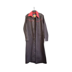 Express Rider Western Wear Duster/Trench Jacket Vintage Made in USA - Picture 1 of 8