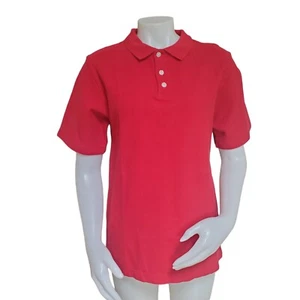New Boys Red Cherokee Polo Shirt Size XL Short Sleeve Collared Button Front - Picture 1 of 8