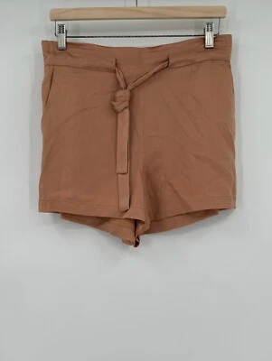 Pantalones Cortos ALC Mujer Rubor Rosa Satinado Corbata Cintura Jude Talla 4 Nuevos con Etiquetas Foto 1 de 4