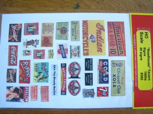 JL Innovative Design #362 "Roadhouse" Tavern Signs 1950s (49 Signs) - Picture 1 of 2
