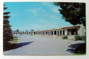 POSTKARTE BURKS MOTEL ALPENA MICHIGAN - Bild 1 von 2
