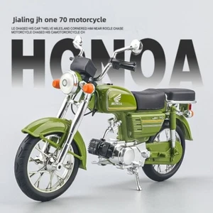 1/10 Diecast Motor Vintage Honda JH-70 Motorcycle Model Diecast Bike Toy Green - Picture 1 of 8