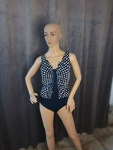 PARADISIO BADEMODE Badeanzug Softcups tiefer runder Rücken bedruckt  44 D - Bild 1 von 4