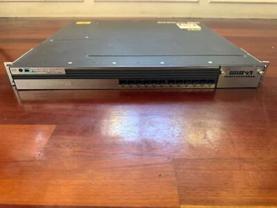 Cisco WS-C3750X-12S-S V04, Catalyst 3750-X - 12 SFP Port Networking Switch 10G - Image 1 of 4