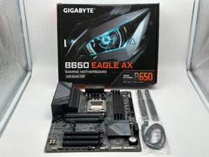 GIGABYTE B650 EAGLE AX AM5 AMD B650 ATX DDR5 Wi-Fi 6E Motherboard READ/FOR PARTS - Photo 1/11