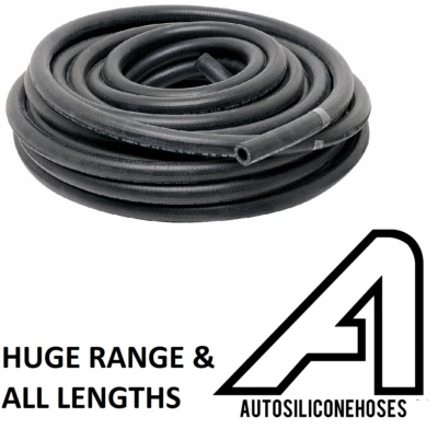 AUTOSILICONEHOSES Reinforced Rubber Air & Water Hose 20 Bar General Industrial Standard Duty Pipe