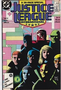 JUSTICE LEAGUE #7 INTERNATIONAL (1987 SERIES) DC 1987 BATMAN MARTIAN MANHUNTER - Picture 1 of 2