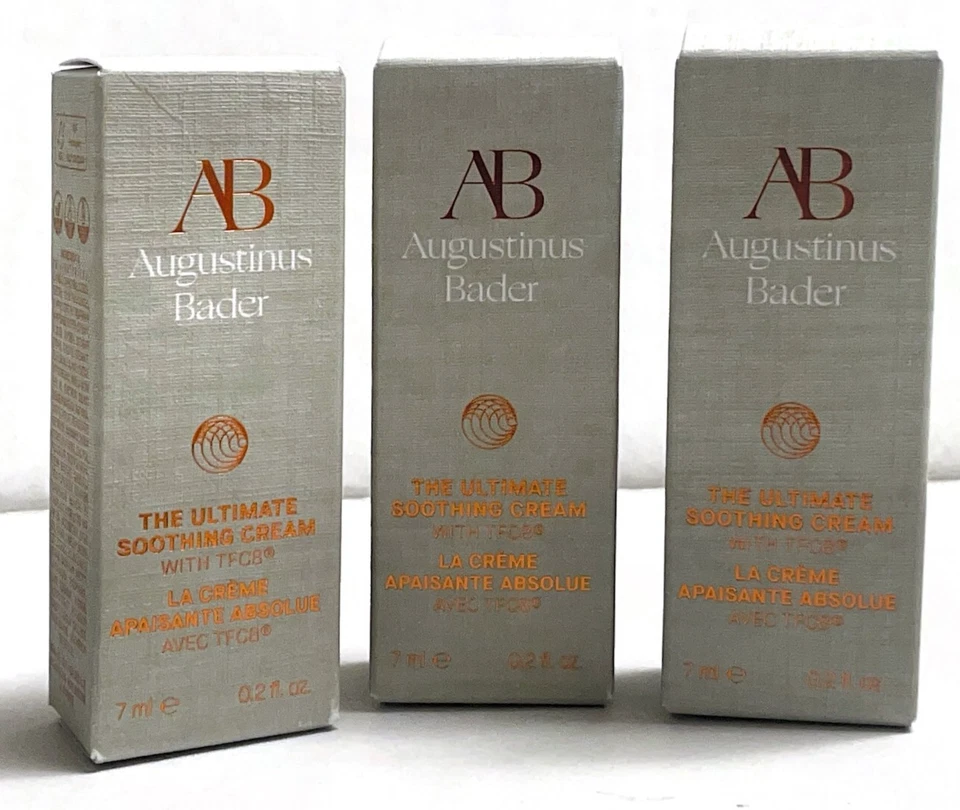 3X Augustinus Bader The Ultimate Crema Calmante (0,2 oz / 7 ml) *NUEVO EN CAJA / ¡FRESCO! Foto 1 de 3