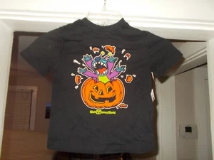 Disney Parks Halloween Stitch Black T-Shirt Size XXS 3 Children - Picture 1 of 3