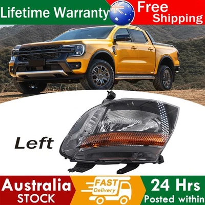 LH Left Passenger Head Light Lamp Chrome For Ford Ranger PX Series 1 09/2011~15 - image 1 of 4