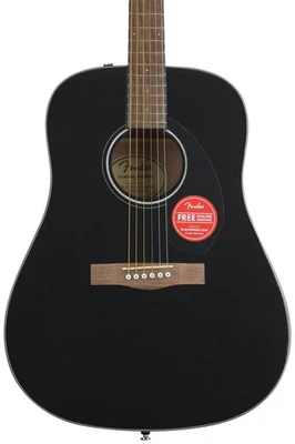Guitarra acústica Fender CD-60S Dreadnought - negra Foto 1 de 4