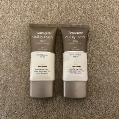 2 Discontinued Expired Neutrogena Visibly Even Daily Facial Moisturizer SPF30 - Image 1 of 4