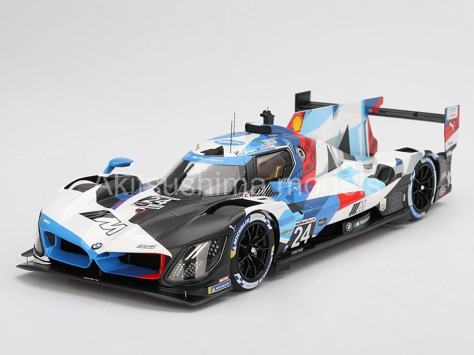 BMW M HYBRID V8 GTP #24 TEAM RLL 24H DAYTONA 2024 1/18 MODEL BY TOP SPEED TS0568