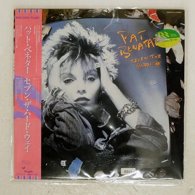 Pat Benatar – Seven The Hard Way Original 1985 Japanese Vinyl Pressing w/OBI - Image 1 of 4