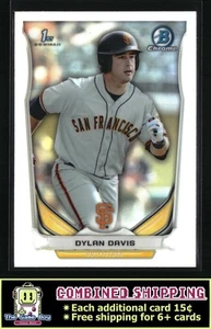2014 Bowman Draft Chrome Refractors #CDP94 Dylan Davis San Francisco Giants - Picture 1 of 2