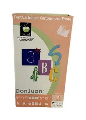 ✨ Cartucho de fuentes Cricut DonJuan • Superposición + Folleto • Completo Foto 1 de 3