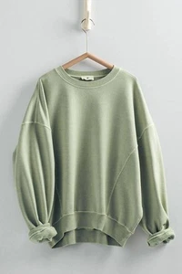 Urban Daizy women's crew neck comfort washed sweatshirt size L - Picture 1 of 2