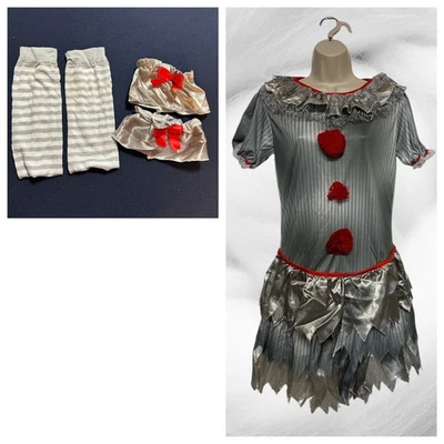 Carnevil Clown Costume Womens MD Evil Clown Fun World - Image 1 of 4