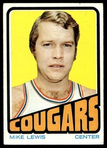 1972-73 Topps #234 Mike Lewis Carolina Cougars VG-VGEX (crease) - Picture 1 of 2