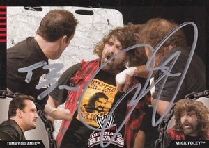 Tommy Dreamer & Mick Foley Signed 2008 Topps WWE Ultimate Rivals Card 44 BAS COA - Picture 1 of 24
