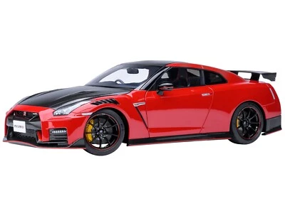 2022 NISSAN GT-R (R35) NISMO RHD VIBRANT RED 1/18 MODEL CAR BY AUTOART 77502 - Image 1 of 4