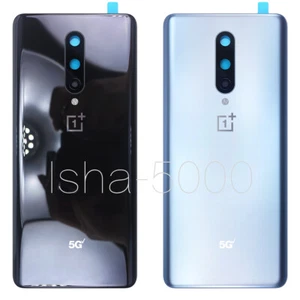 Carcasa trasera de vidrio genuina cubierta de batería puerta trasera para OnePlus 8 5G UW Verizon - Imagen 1 de 5
