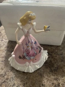 DISNEY Cinderella 2005 Bradford Editions Princess Figurine Bell #82587 W/Box COA - Picture 1 of 2