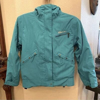 Chaqueta con Capucha BILLABONG Caltyr Niñas Verde Azulado Esquí Snowboard Talla Mediana Foto 1 de 4
