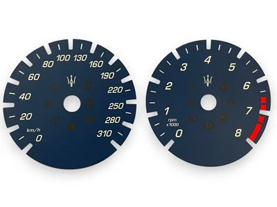 Discos de velocímetro para Maserati Levante Ghibli 2014 190 Mph a 310 Kmh Foto 1 de 4