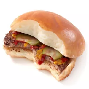 Japan Fake Food Hamburger - Half Eaten Replica Display Prop - Realistic Handmade - Picture 1 of 8