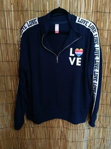 NO BOUNDARIES - Junior Größe 2X sportliches grafisches Reißverschluss Shirt-Top-Sweatshirt - Bild 1 von 7