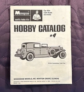 CATALOGO HOBBY MODELLI MONOGRAMMA #4 1968 - Foto 1 di 5