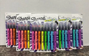 (LOT OF 6) Sharpie Clear View Highlighters, Chisel Tip Assorted Fluorescent, 8ct - Picture 1 of 3