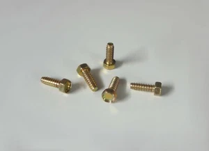 5x viti per lamiera 6,3x19 gialle zincate senza punta adatte per montaggio parafango - Foto 1 di 2
