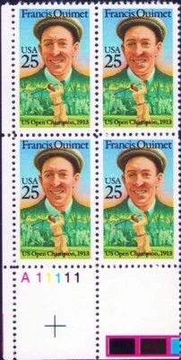 2377 Golf Sport Plate Block 25¢ Stamps 1988 MNH - Image 1 of 4