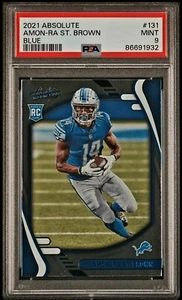 2021 Panini Assoluto -🔥 Esordienti Blu #131 Amon-Ra St. Brown (RC)🔥 - Foto 1 di 2