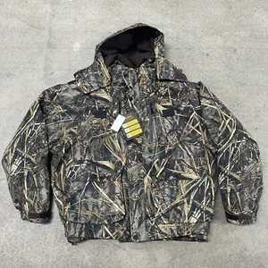 Gamehide Flyway Camo Duck Bird Hunting Insulated Hooded Jacket Coat Men’s Sz XL - Picture 1 of 14