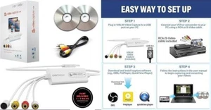Convertidor de VHS a digital, tarjeta de captura de video USB, dispositivo.nuevo - Imagen 1 de 5