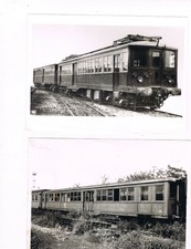 2 foto 12,5 x 17,5 ferrovie treno e 624 piacentine a caserta anni 70