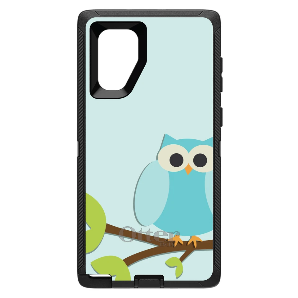 OtterBox Defender for Galaxy Note (Choose Model) Blue Owl Cartoon - Image 1 of 1