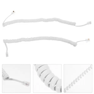 2 Pcs Cable Office Cord Replacement Landline - Zdjęcie 1 z 12