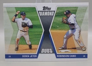2011 Topps #DD-JC Derek Jeter / Robinson Cano Diamond Duos - Picture 1 of 2