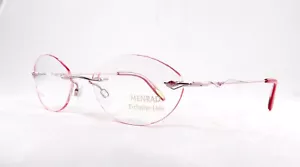Menrad Exclusive Line 13505 Gafas ovaladas rosas sin montura 23KT GP Alemania - Imagen 1 de 4