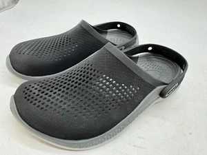 Crocs LiteRide 360 Clogs Men's Black Slip-On Lightweight Round Toe Casual - 9 - Picture 1 of 4