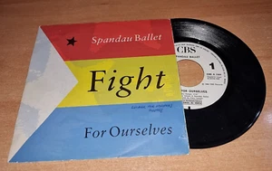 SPANDAU BALLET Fight for ourselves 7" SPAIN PROMO SINGLE VINYL VERY RARE 1986 - Picture 1 of 3