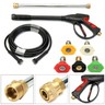 5000PSI High Pressure Power Washer Spray Gun Wand Lance Nozzle - Foto 7
