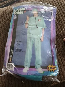 Costume Dr Surgern ER Scrubs Halloween Cosplay Adult One Size Free Shipping - Picture 1 of 3