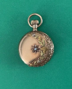 RARE WALTHAM 14K GOLD CHRONOGRAPH POCKET WATCH 1899. WORKING!! - Picture 1 of 10