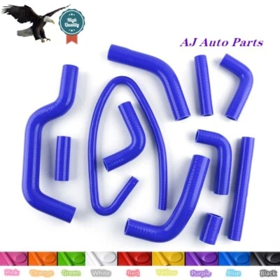 Blue For DUCATI MONSTER S4 2001-2003 02 Silicone Radiator Coolant Hose Pipes - Image 1 of 4