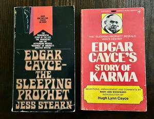 Set of 2 Vintage books on Edgar Cayce: Story of Karma & The Sleeping Prophet - Picture 1 of 15